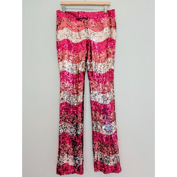 NWT Gucci Sequin Snake Red Straight Leg Pants IT 42 US 6  Luxury Trousers - Picture 3 of 12